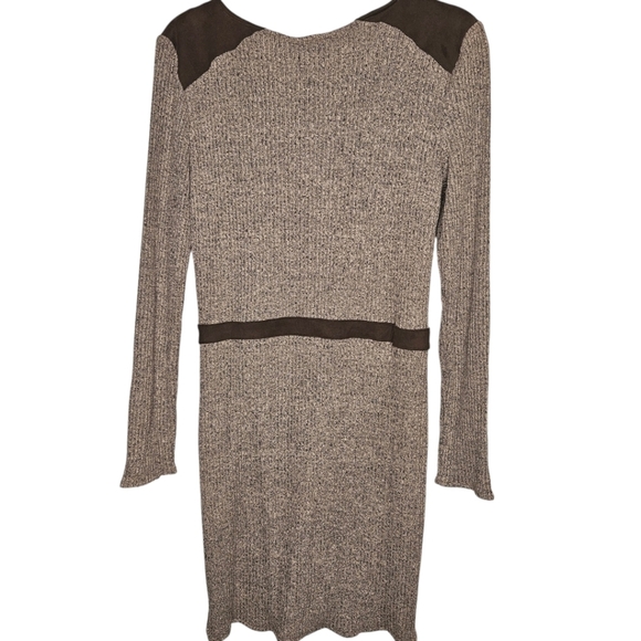 ASTARS Women's Manhattan Zip Dress in Mocha Rib NWT - Picture 2 of 8